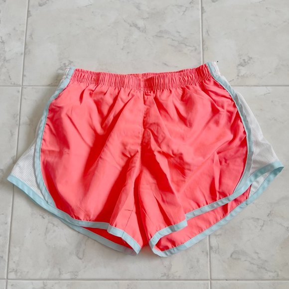 90 Degree by Reflex Orange Athletic Shorts Girls Large (12) - Picture 1 of 3
